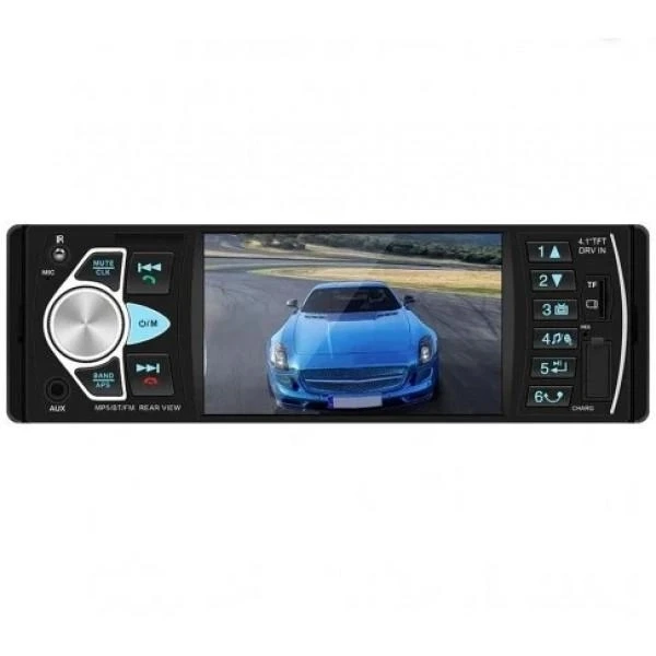 Автомагнітола MP5-4022 USB ISO з екраном 4.1" дюйма AV-in, фото 1