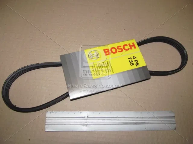 Ремінь п-клиновий 4pk735 DAEWOO Matiz (M100) 0.8 [F8CV] (Вир-во Bosch)