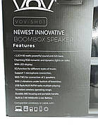 Портативна bluetooth колонка BOOMBOX VOV-SH01з дисплеєм та караоке, фото 8