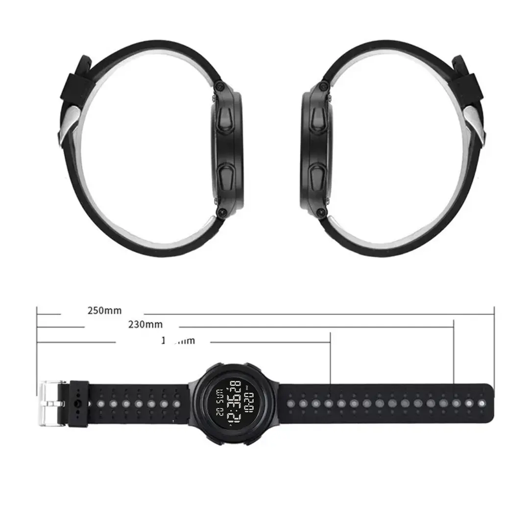 Мужские наручные часы Skmei 1733 (Черные с черным) - фото 9 - id-p2032675034