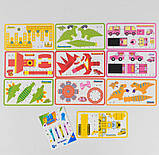 3D-ручка з дисплеєм від Fun Game трафарети + екопластик рожева, фото 6