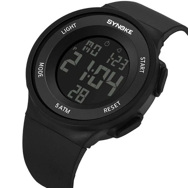 Годинник наручний Synoke waterproof 50m black