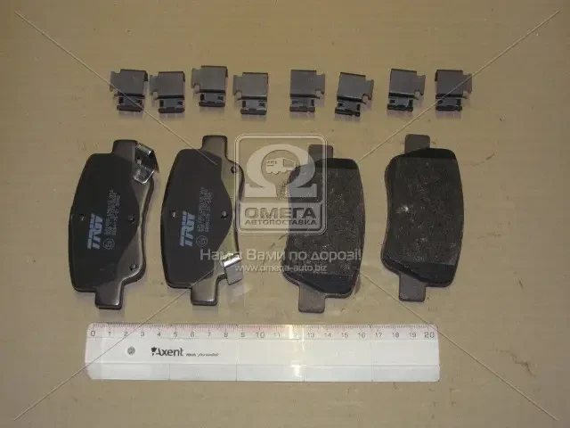 Колодка гальм. диск. TOYOTA AVENSIS/AVENSIS SW 1.6,1.8,2.0,2.0D-4D,2.2D-4D 09- задн. (вир-во TRW), фото 1