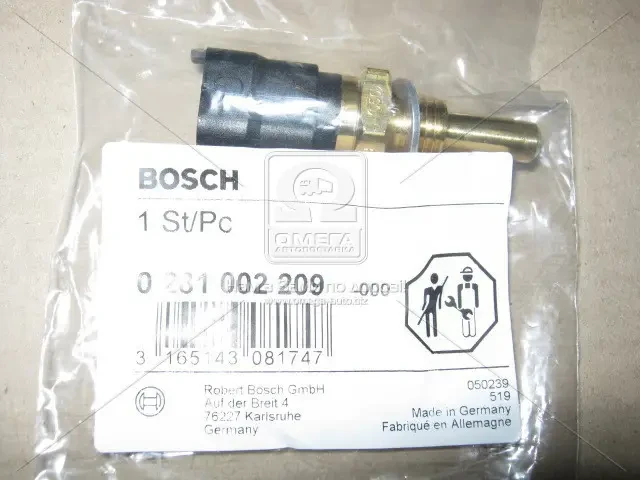 Датчик, температура охолоджуючої рідини (вир-во Bosch)