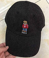 Зимові вовняні бейсболки кепки POLO Bear оригінал