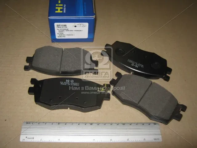 Колодка гальм. диск. HYUNDAI ACCENT передн. (вир-во SANGSIN), фото 1
