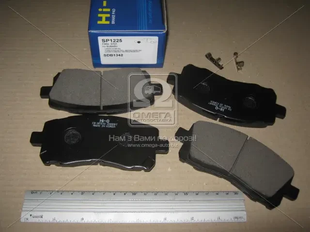 Колодка гальм. диск. SUBARU FORESTER, LEGACY -00 передн. (вир-во SANGSIN), фото 1