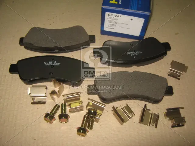 Колодка гальм. диск. PEUGEOT 307 передн. (вир-во SANGSIN), фото 1