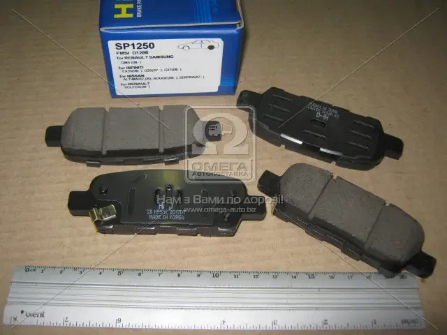 Колодка гальм. диск. INFINITI G35 08 - задн. (вир-во SANGSIN), фото 1