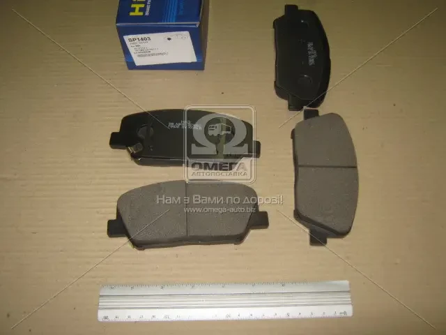 Колодка гальм. диск. KIA GENESIS COUPE USA 10 - передн. (вир-во SANGSIN), фото 1