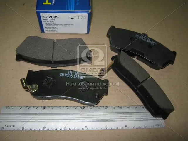 Колодка гальм. диск. SUZUKI SWIFT -98 передн. (вир-во SANGSIN), фото 1