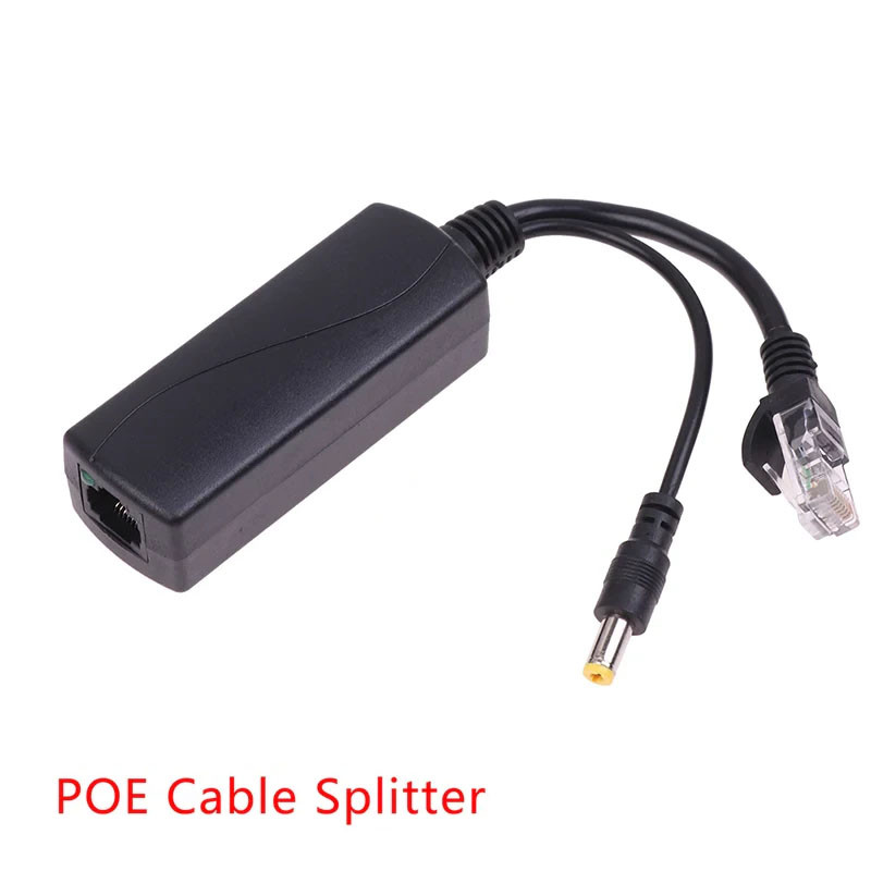 POE-сплітер KENVS T-PD02A 48 V-12 V, RJ45 (10/100 Мбіт) + POE 48V, для під'єднання IP камер без POE режима