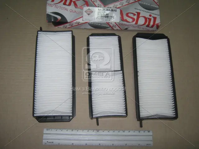 Фільтр салону MAZDA 323 СV, FV 94-98 (3шт.) (вир-во ASHIKA), фото 1