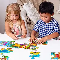 Пазлы Vladi Toys Fisher- Price Maxi Puzzle Мои веселые друзья, 14 элементов (VT1711-10)