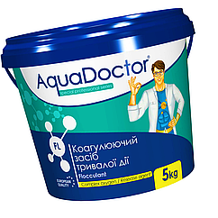 Коагулянт для басейну в гранулах AquaDoctor FL 5 кг. Флокер проти каламутності та для освітлення води басейну