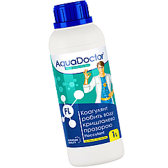 Рідкий коагулянт 1 літр AquaDoctor FL. Флокулянт для басейну проти каламутності та для освітлення води