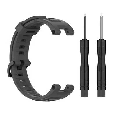 Силіконовий ремінець для Amazfit T Rex / Amazfit T Rex Pro сірий