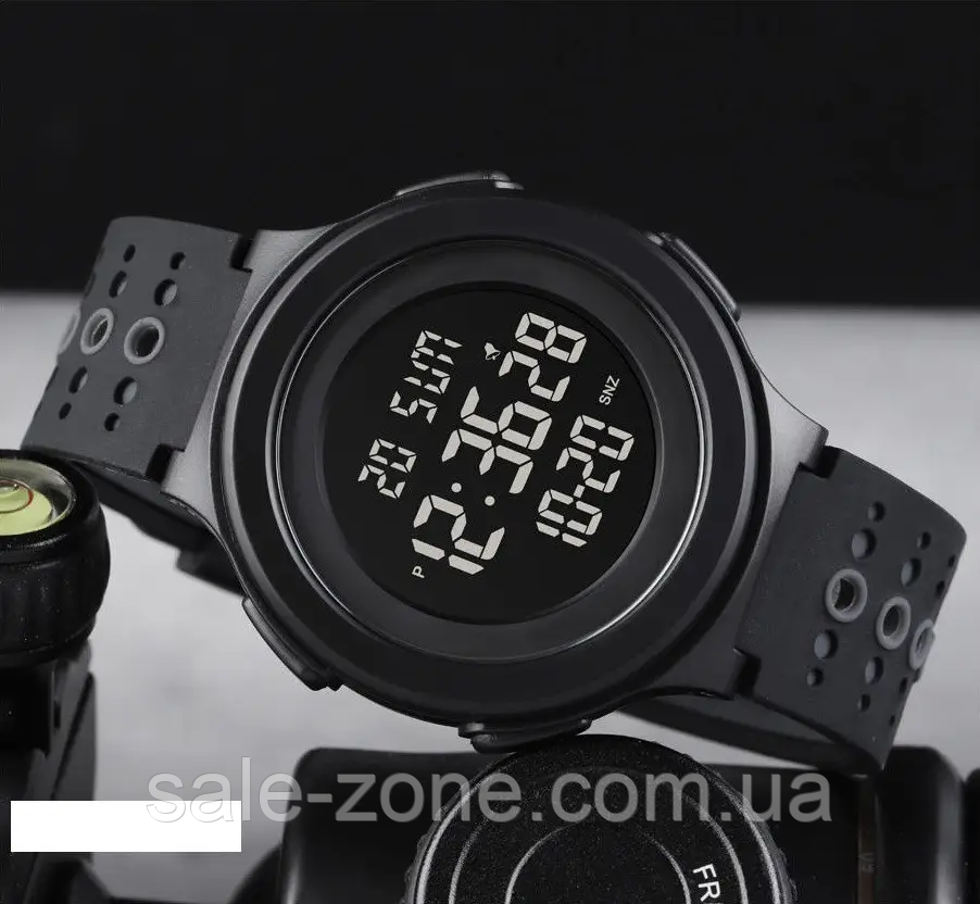 Мужские наручные спортивные часы Skmei 1733 (Черный) - фото 5 - id-p2032711036