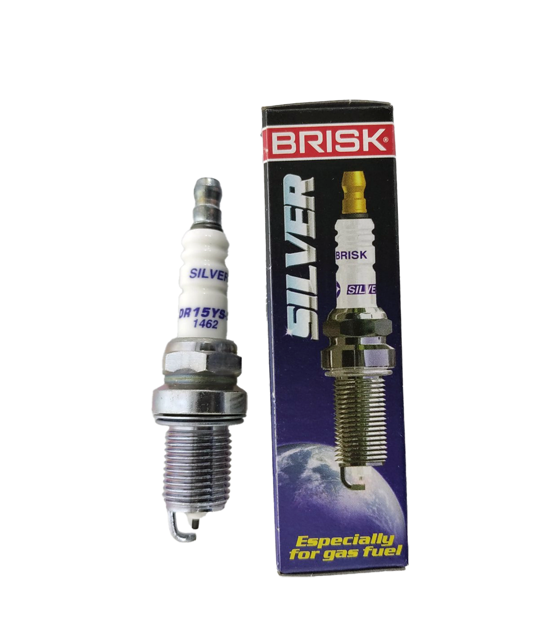 Свічка запалювання Ланос 1.5 газ, BRISK, LR15YS.4K, фото 1