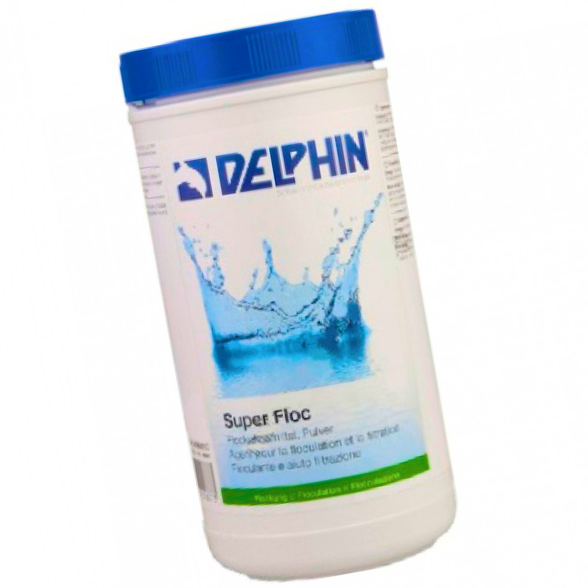 Флокер для басейну Delphin Супер Флок 0.6 кг у гранулах. Очищає й освітлює каламутну воду
