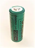 Акумулятор літій-іонний Videx 26650, 3.7 V 5000 mAh (без захисту)