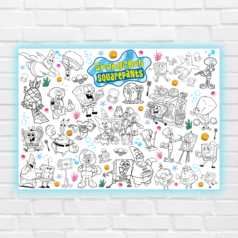 Розмальовка "Sponge Bob" 84х120 см