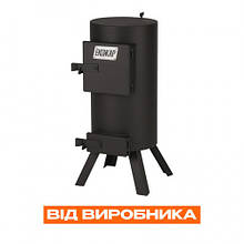 Дров'яна піч опалювальна Екожар Про 150 з варильною поверхнею