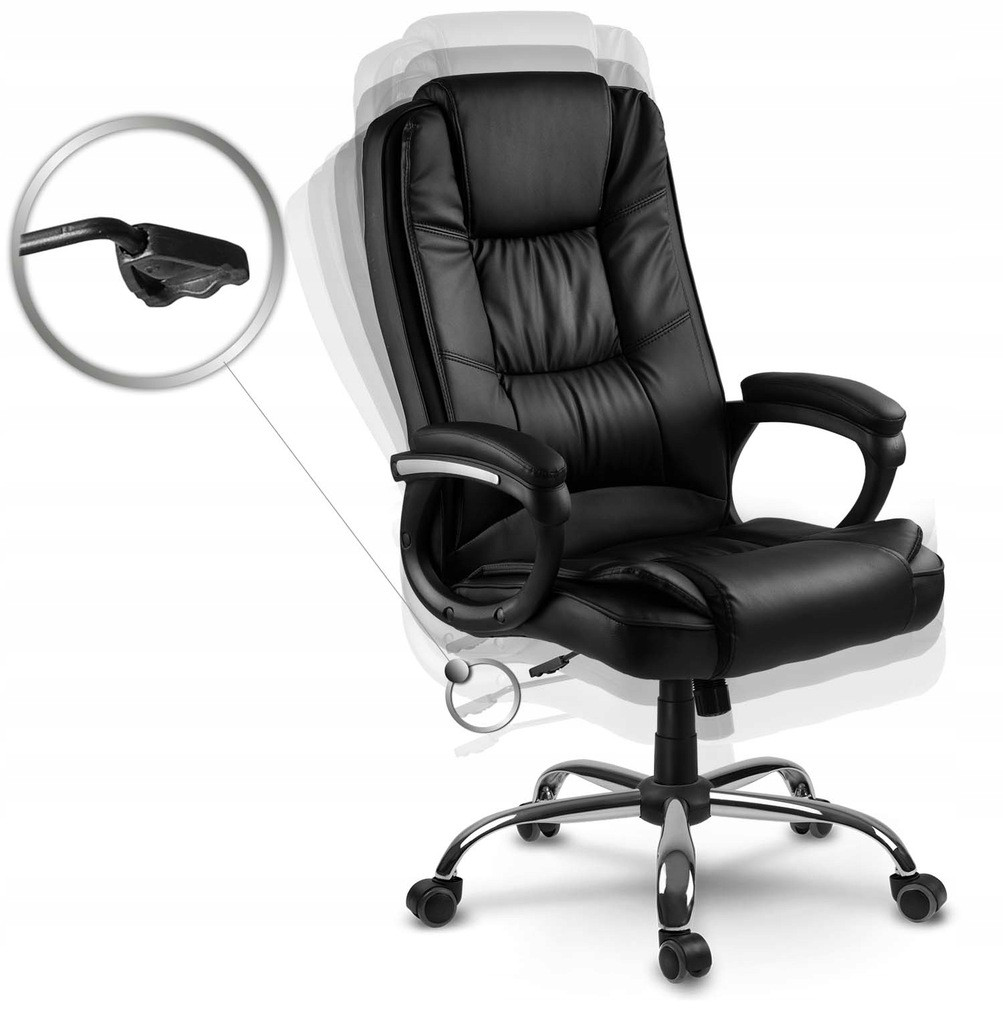 Комфортное офисное кресло для руководителя Sofotel Porto 2435, Современное компьютерное кресло с эко кожи - фото 8 - id-p2032720133