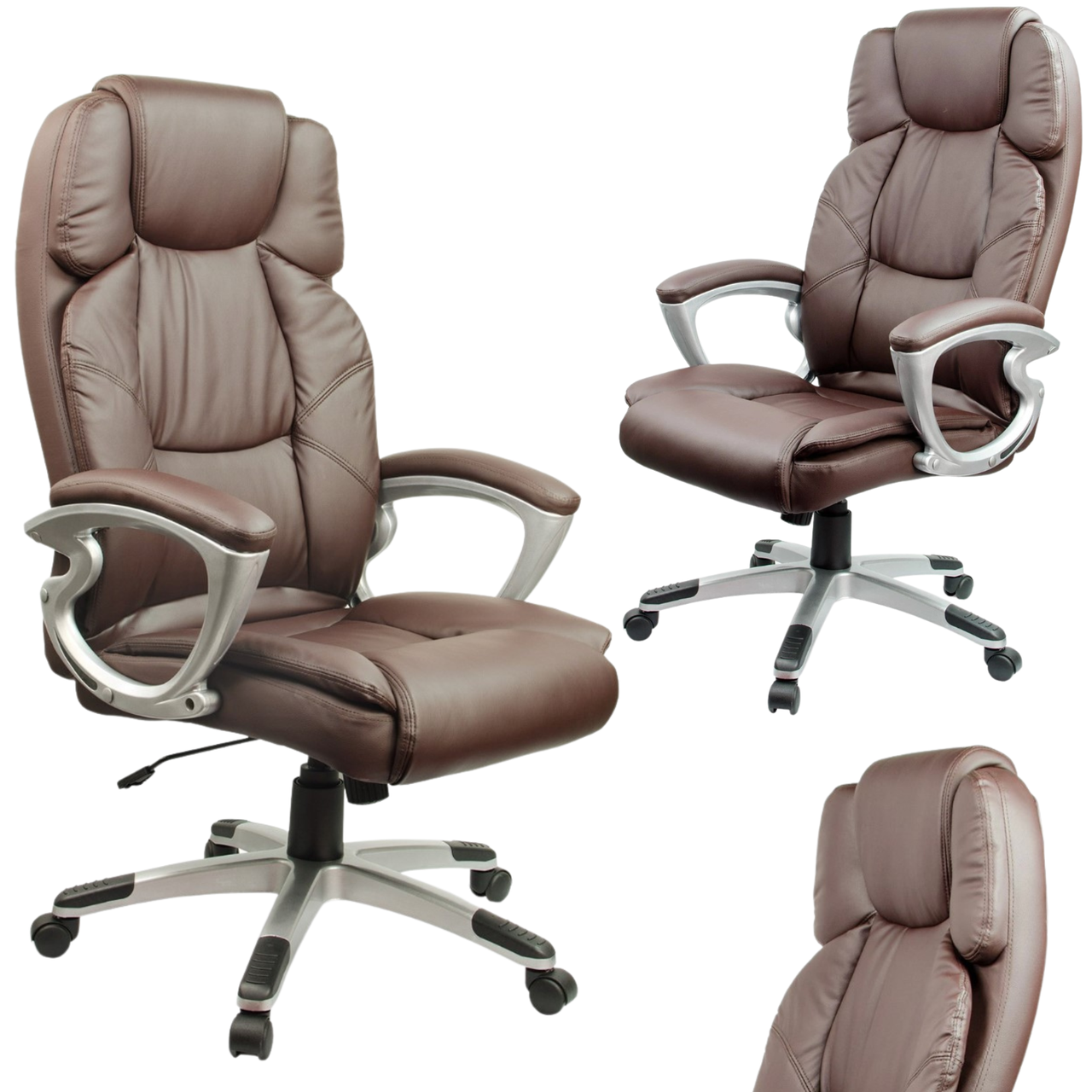Офисное компьютерное кресло для руководителя кожаные Sofotel EG-227, Современное кресло для офиса SkyShop - фото 9 - id-p2032720136