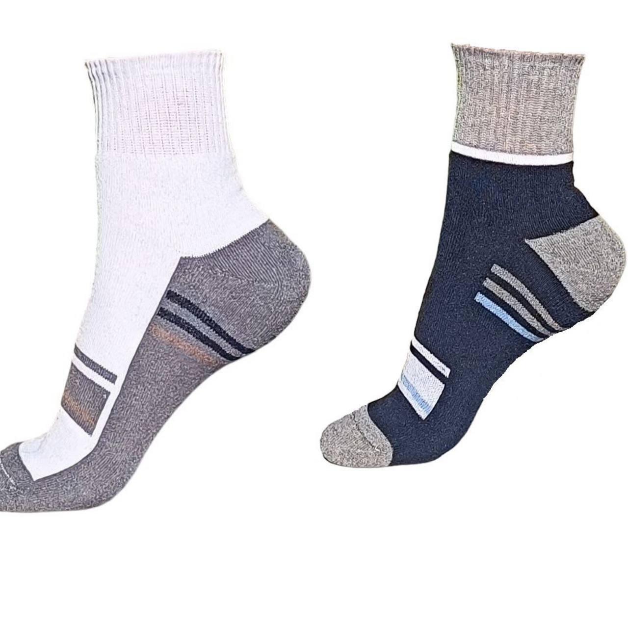 Шкарпетки чоловічі 12 пар зимові махрові високі з бавовни Житомир розмір 40-45 мікс кольорів