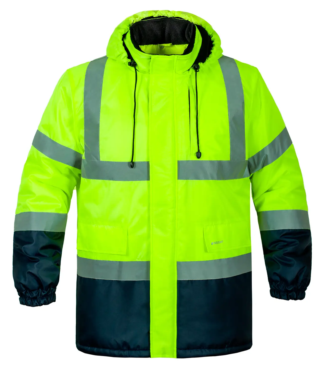 Куртка утеплена сигнальна Insight Winter Flash жовта hi-viz/темно-синя M H3 (Sp000081364)