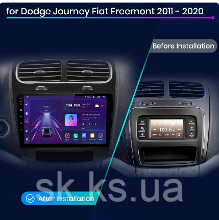 Junsun 4G Android магнітолу для Fiat Freemont Dodge Journey 2012 - 2020, фото 1