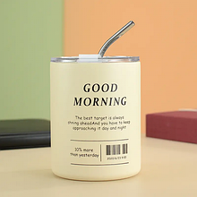 Термокухоль S&T 80620 0,6л з металевою трубочкою