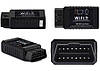 OBD2 ELM327 WiFi Black Діагностичний сканер-адаптер, фото 2