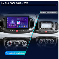 Junsun 4G Android магнитола для Fiat 500L 2012 - 2017