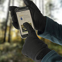 Перчатки водонепроницаемые мужскые тёплые Highlander Aqua-Tac Waterproof Gloves черный L
