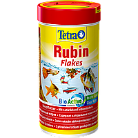 Корм для всех аквариумных рыбок для усиления окраса в хлопьях Tetra Rubin Flakes 250 мл/52 г