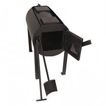 Дров'яна піч опалювальна Екожар Про 150 з двома варильними поверхнями