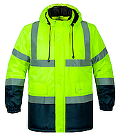 Куртка утепленная сигнальная Insight Winter Flash желтая hi-viz/темно-синяя S H3 (Sp000081365)