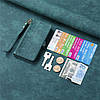 Чохол для Tecno Pova 5 (LH7n) книжка ШКІРЯНИЙ з гаманцем візитницею ремінцем підставкою протиударний "LINERO", фото 8