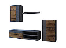 Стінка гірка для вітальні модульна Берно ММ , модульні вітальні в зал, фото 3