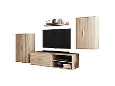 Стінка гірка для вітальні модульна Берно ММ , модульні вітальні в зал, фото 5