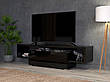 Велика тумба під телевізор з полицями, підставка під телевізор довга Hubertos HB140 ММ, фото 7