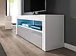 Стильна тумба під телевізор з полицями довга Mex MX ММ Тумбочка під ТВ для вітальні, фото 8