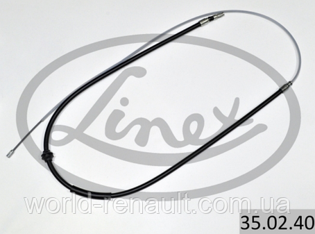 LINEX (Польща) 35.02.40 - Трос ручка на Рено Меган III (універсал) K9K 1.5dci, K4M 1.6i 16V, фото 1