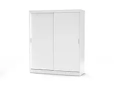 Шафа купе в передпокій, у спальню дводверна Diego New DIN180 ММ білого кольору, фото 4