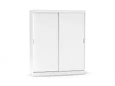 Шафа купе в передпокій, у спальню дводверна Diego New DIN180 ММ білого кольору, фото 5