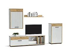 Стінка модульна для вітальні Sani MM Комплект меблів у вітальню