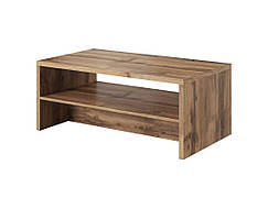 Журнальний столик прямокутний з полицею кавовий для вітальні Tahoe TA20 MM