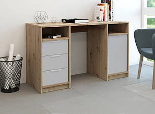 Письмовий стіл із двома тумбочками, комп'ютерний стіл для навчання в стилі лофт Canyon 9 ММ, фото 2